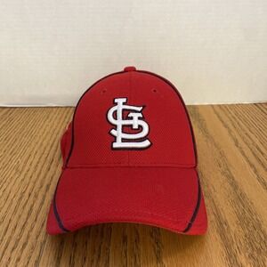 St. Louis Cardinals Hat New Era 39Thirty Batting Practice Fitted Cap Sz Lg/XLRed